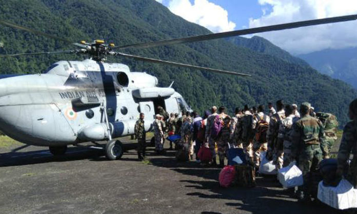 350 people rescued in rain battered Sikkim