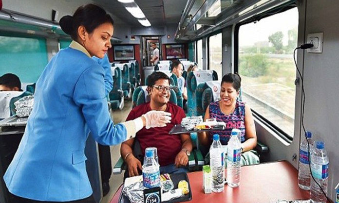 TEA IN TRAIN