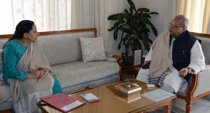 MLA Hazratbal meets Governor