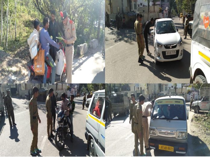 NCC Unit of GDC Ramnagar organises traffic control and safety awareness drive