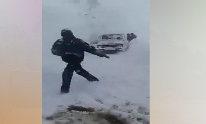Zojila Pass on Kargil highway