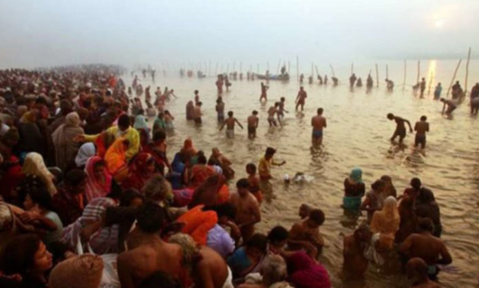 Devotees take dip in Himachal rivers on Makar Sankranti
