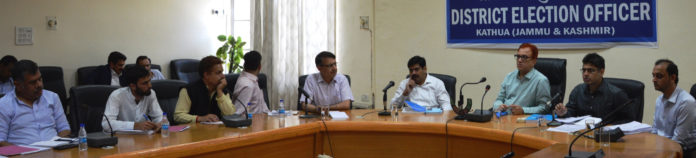 Expenditure observer holds meeting with candidates at Kathua