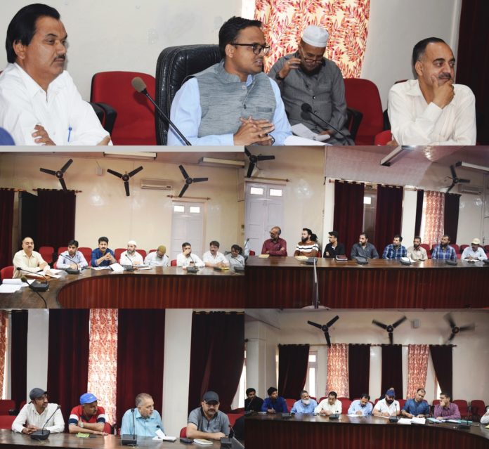 DDC Doda reviews progress on PHE, PMGSY projects