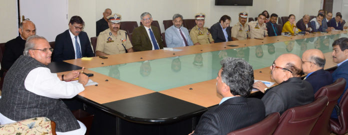 GOVERNOR REVIEWING FUNCTIONING OF THE GOVERNMENT DEPARTMENTS
