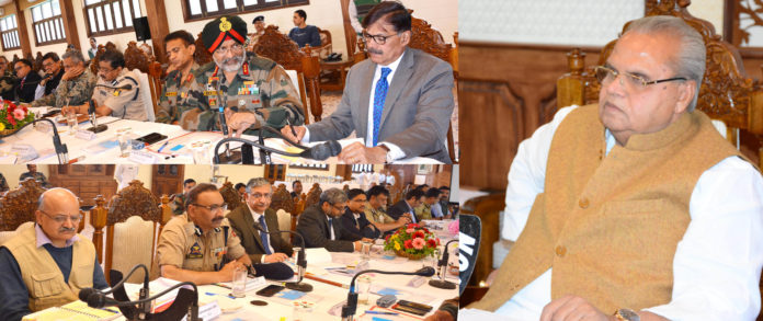 GOVERNOR REVIEWING SECURITY ARRANGEMENTS FOR SHRI AMARNATHJI YATRA-21