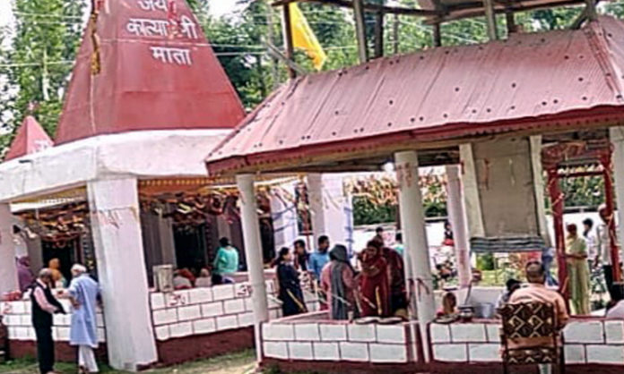Mata Katayani temple in Kakran