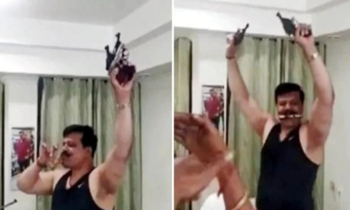 Uttarakhand MLA Brandishes Guns