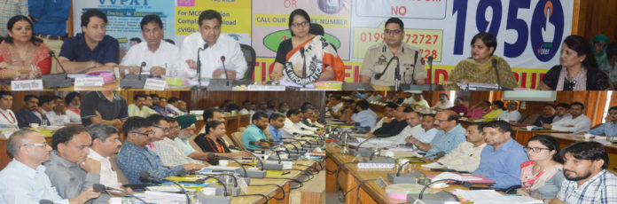 Secy School Education reviews developmental activities in Udhampur