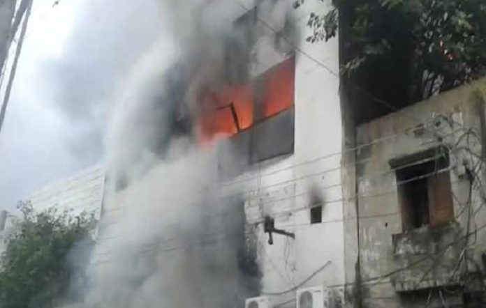 Woman dies, family has a narrow escape as fire breaks out in Ludhiana