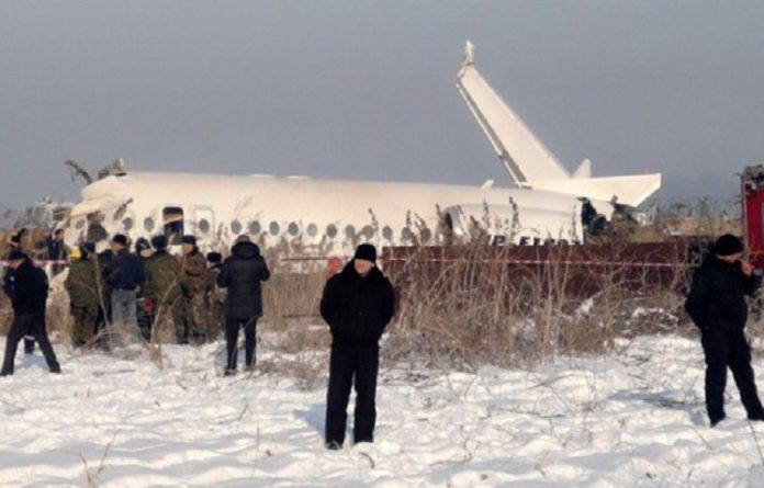 14 killed, 35 hurt as plane crashes in Kazakhstan