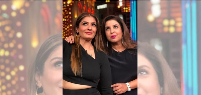 Raveena Tandon and Farah Khan.