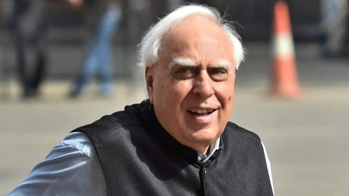 Congress leader Kapil Sibal
