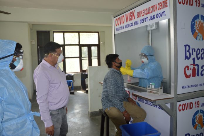 Testing booths with a capacity of 600 tests per day starts operation at Lakhanpur-4