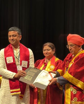 Psychologist Dr. Romesh Kumar Conferred Ph.D. at University of Jammu Convocation