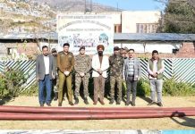 10 Rashtriya Rifles Distributes Electric Poles to Education Department Under Operation Sadbhavana